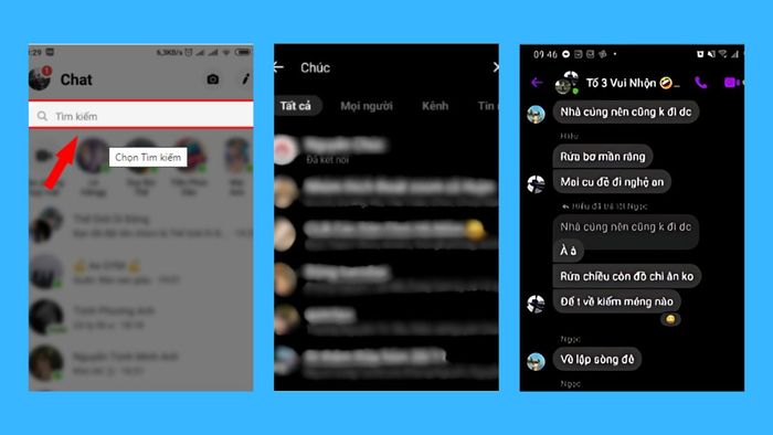 Cách tìm nhóm để xóa trên Messenger