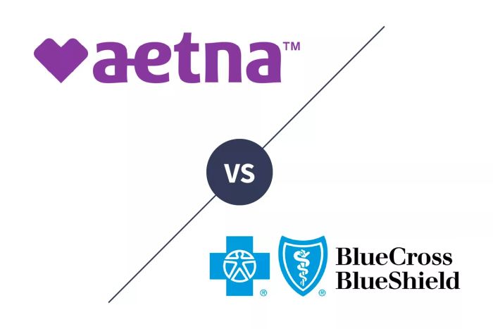 Aetna so với Blue Cross Blue Shield