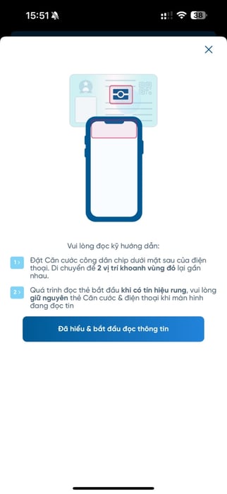 Cách xác minh khuôn mặt khi chuyển khoản ngân hàng trực tuyến dành cho người dùng iPhone