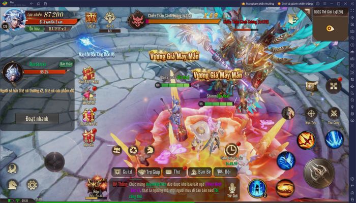 Hướng dẫn thăng cấp khi chơi Thánh Quang Thiên Sứ trên PC với BlueStacks