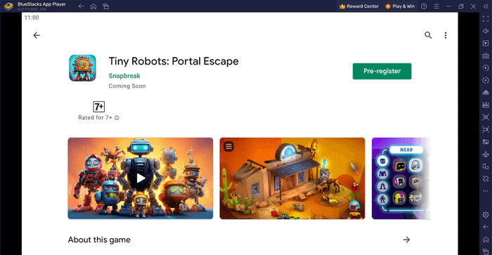 Cùng tham gia vào trải nghiệm Tiny Robots: Portal Escape trên PC với BlueStacks