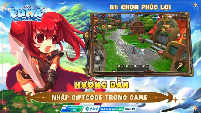 Nhận ngay mã gift code tân thủ khi tham gia chơi LUNA: Vương Quốc Ánh Trăng trên PC với BlueStacks