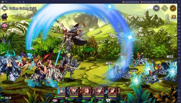 Đấu tranh với loài rồng khi chơi Dragon Blaze trên PC với BlueStacks