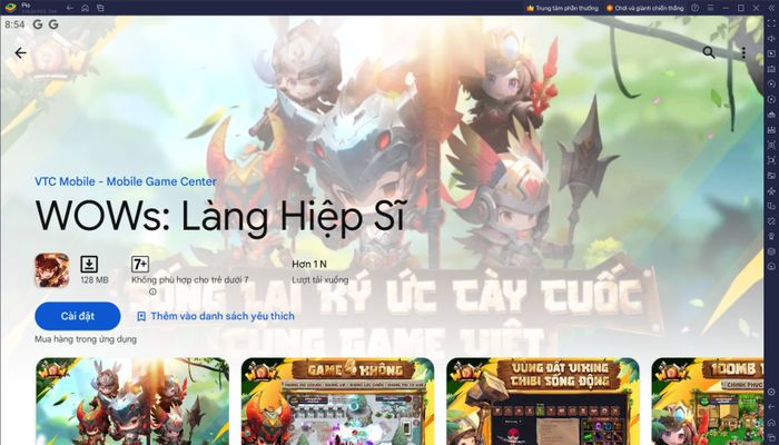 Hướng dẫn chơi WOWs: Làng Hiệp Sĩ trên PC với BlueStacks