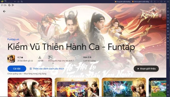 Khám phá thế giới Kiếm Vũ Thiên Hành Ca trên PC với BlueStacks