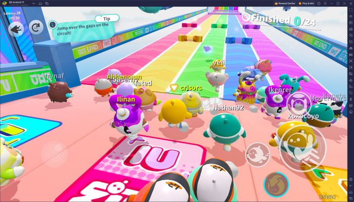 Hãy cùng tham gia vào trò chơi casual vui nhộn Eggy Party trên PC với BlueStacks.