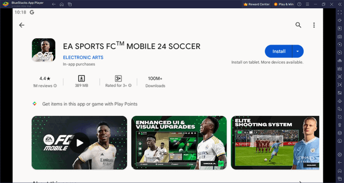 Chơi FC Mobile trên PC với BlueStacks