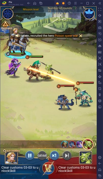 Khám phá lục địa Outland khi chơi Heroes of Awakened Magic trên PC với BlueStacks