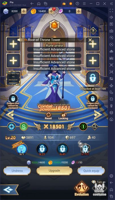 Khám phá và giải cứu lục địa Outland khi chơi Heroes of Awakened Magic trên PC với BlueStacks