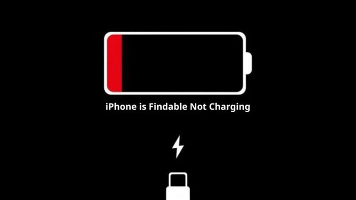 iPhone is Findable Not Charging là gì?