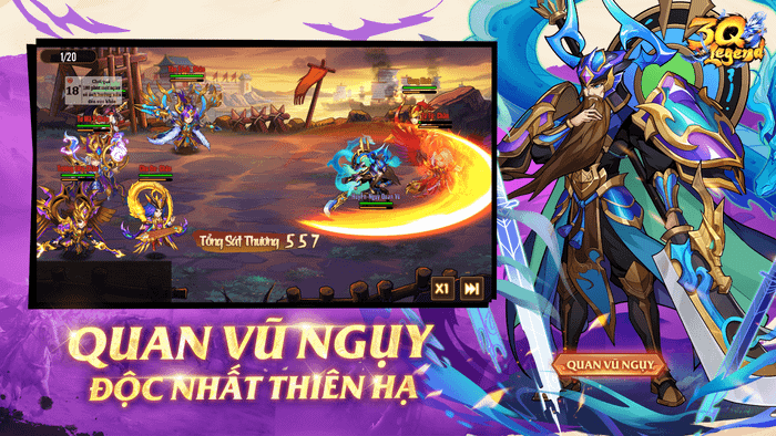 Trải nghiệm cùng 3Q Legend: Danh Tướng Truyền Kỳ trên máy tính với BlueStacks