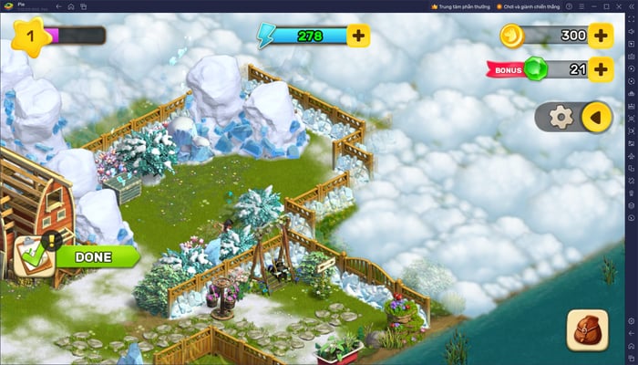 Quay về quê hương để nuôi cá và trồng rau trong lúc chơi Klondike Adventures trên PC với BlueStacks