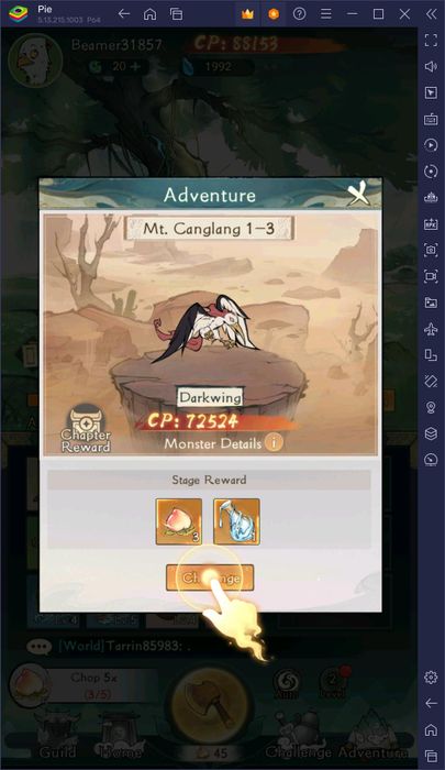 Trải nghiệm Nobody’s Adventure Chop-Chop trên PC với BlueStacks