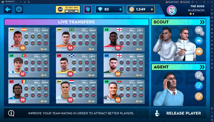 Tham gia chơi Dream League Soccer 2024 trên PC với BlueStacks để trải nghiệm bóng đá tuyệt vời