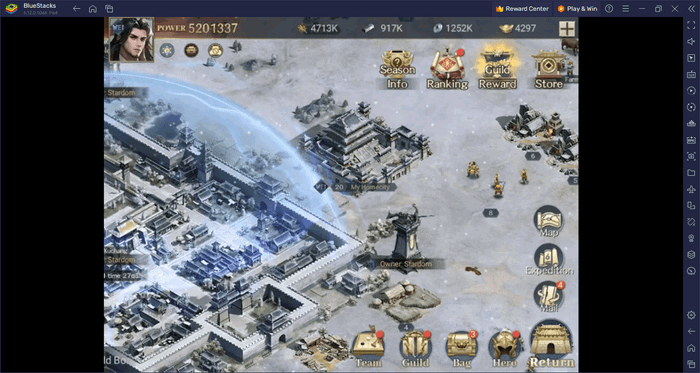 Trải nghiệm game Throne of Three Kingdoms trên PC với BlueStacks