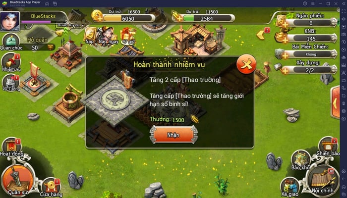 Trải nghiệm game chiến thuật Đại Chiến Tam Quốc trên PC với BlueStacks