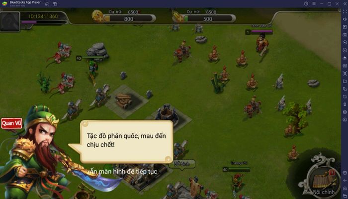 Trải nghiệm game chiến lược Đại Chiến Tam Quốc trên PC cùng BlueStacks