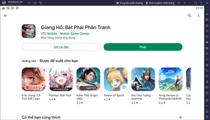 Trải nghiệm game nhập vai đơn giản với Giang Hồ: Bát Phái Phân Tranh trên máy tính