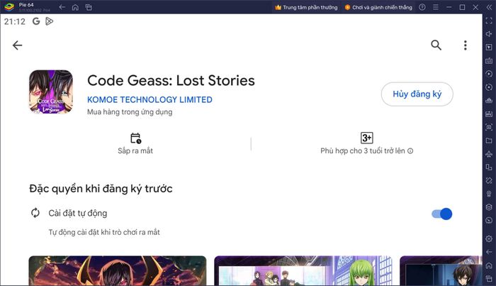 Hướng dẫn chơi Code Geass: Lost Stories trên PC bằng BlueStacks