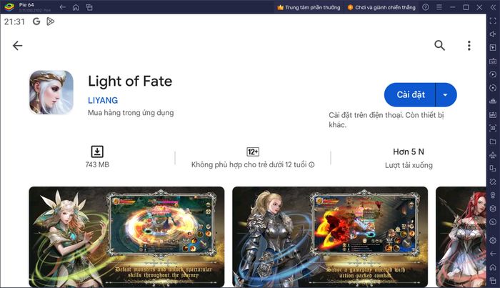 Tìm kiếm cơ hội khi chơi Light of Fate trên PC với BlueStacks