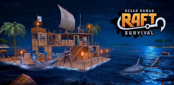 Thử sức với Raft Survival - Ocean Nomad trên PC qua BlueStacks