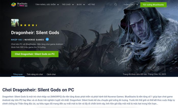 Trải nghiệm Dragonheir: Silent Gods trên PC với BlueStacks