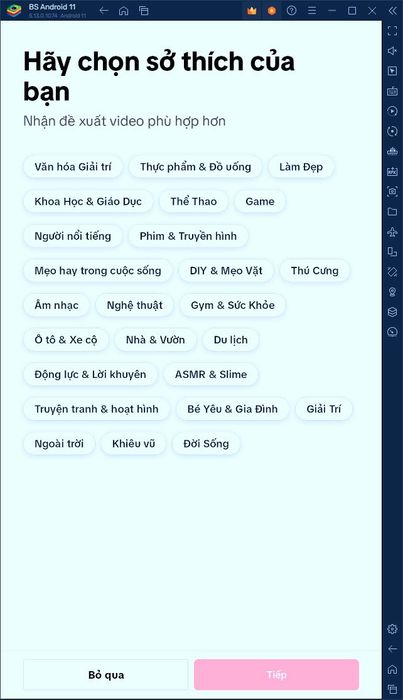 Hướng dẫn cài đặt và sử dụng TikTok trên máy tính với BlueStacks