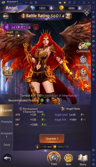 Hướng dẫn cách chơi League of Angels: Pact trên PC bằng BlueStacks