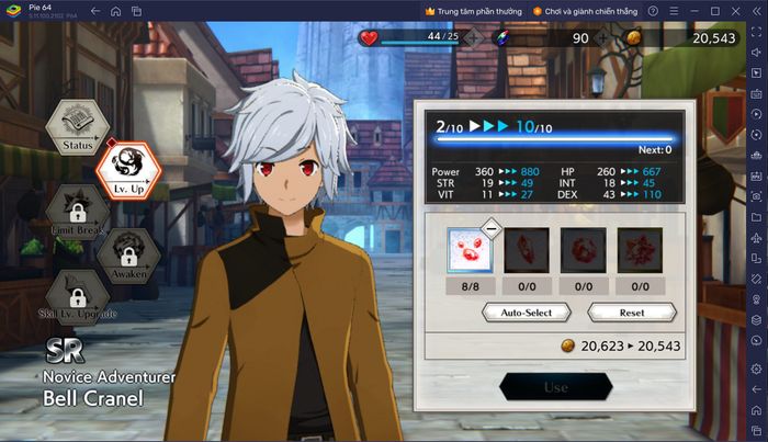 Khám phá hang động trong DanMachi BATTLE CHRONICLE trên PC với BlueStacks