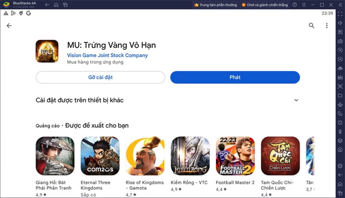 Trải nghiệm MU: Trứng Vàng Vô Tận trên PC với BlueStacks