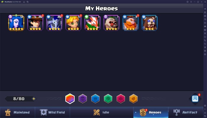 Chơi Valor Legends: Idle RPG trên PC qua BlueStacks