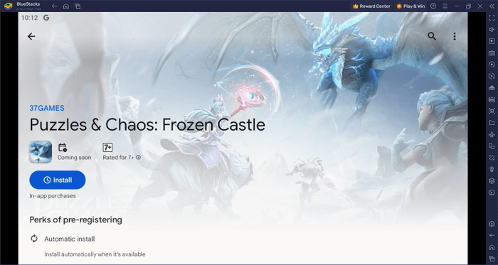 Khám phá game Puzzles & Chaos: Frozen Castle trên PC với BlueStacks