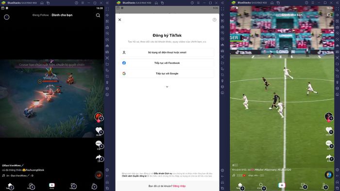 Thỏa sức lướt TikTok trên máy tính bằng BlueStacks