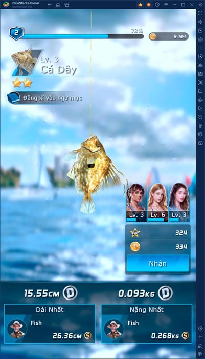 Thử sức với câu cá trong Ace Fishing Crew trên PC sử dụng BlueStacks.