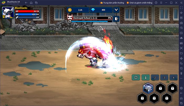 Sống sót giữa đàn quái vật khi chơi Hunter Raid: Idle RPG trên PC với BlueStacks