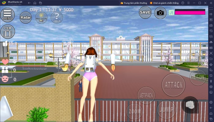 Hướng dẫn cách bắt đầu chơi SAKURA School Simulator trên PC