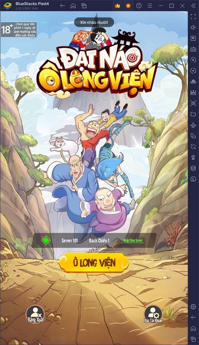 Chơi Đại Náo Ô Long Viện trên PC với BlueStacks