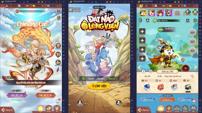 Chơi game Đại Náo Ô Long Viện trên PC với BlueStacks