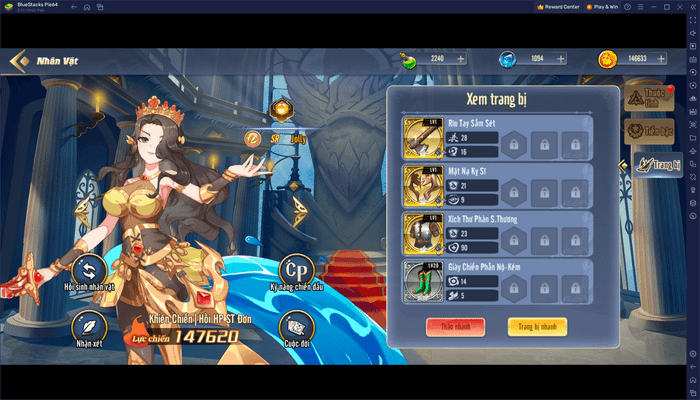 Chơi tựa game gacha Nữ Thần Arena trên PC với BlueStacks