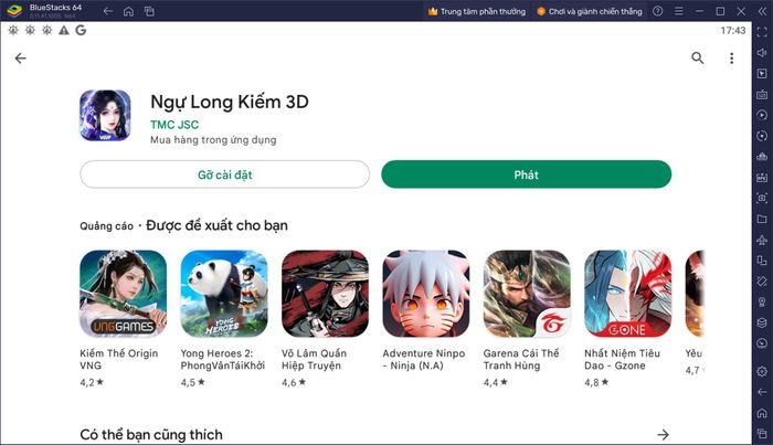 Trải nghiệm chiến trường Tam Giới khi tham gia game Ngự Long Kiếm 3D trên máy tính