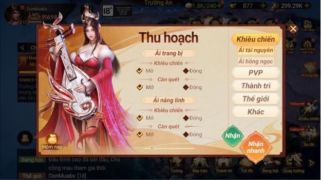 Garena Cái Thế Tranh Hùng: Hướng dẫn tính năng mới Quản Gia Thu Hoạch