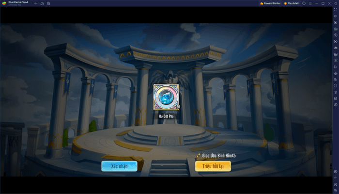 Chơi tựa game gacha Nữ Thần Arena trên máy tính bằng BlueStacks