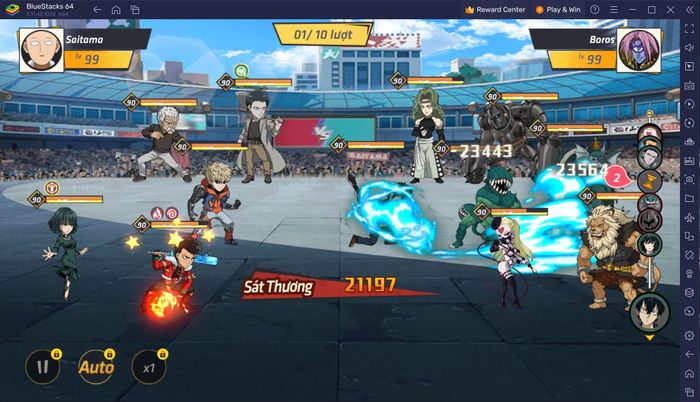 Chơi game OPM Một Húp Đi Luôn trên PC: Trở lại thế giới của One-Punch Man với Saitama “Thánh Phồng Tôm”