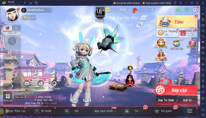 Cùng chơi Đấu Trường Onmyoji trên PC với BlueStacks