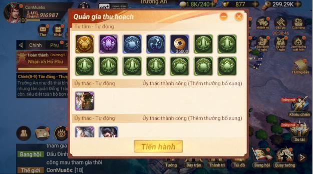 Garena Cái Thế Tranh Hùng: Hướng dẫn cách sử dụng tính năng mới của Quản Gia Thu Hoạch