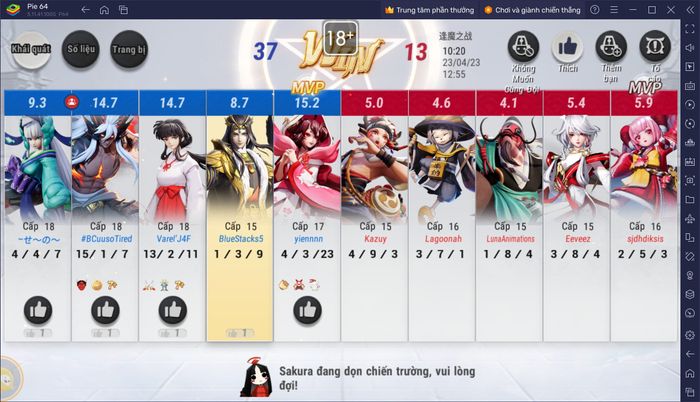 Hãy tham gia Đấu Trường Onmyoji trên PC với BlueStacks