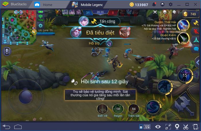 Trải nghiệm tựa game Mobile Legends Bang Bang với BlueStacks