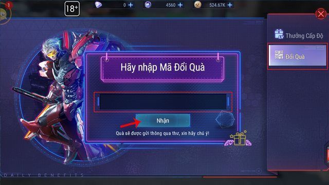 Hướng dẫn cách nhập giftcode Cyber Fantasy trong dịp ra mắt game