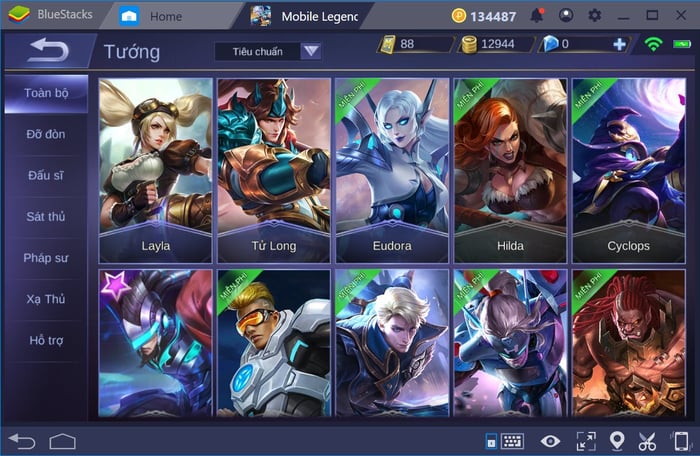 Giới thiệu các Class trong Mobile Legends Bang Bang