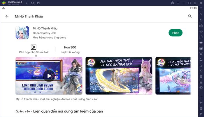 Trải nghiệm trò chơi nhập vai tu tiên Mị Hồ Thanh Khâu trên máy tính